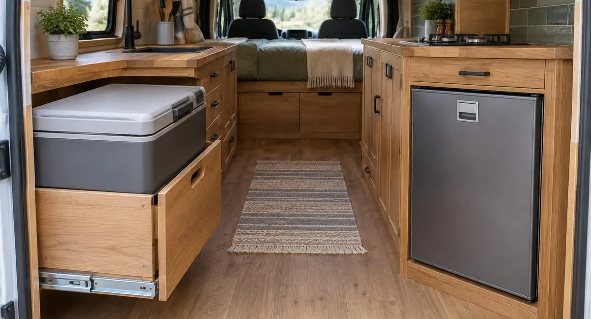 Chest vs Upright Fridge for a Campervan