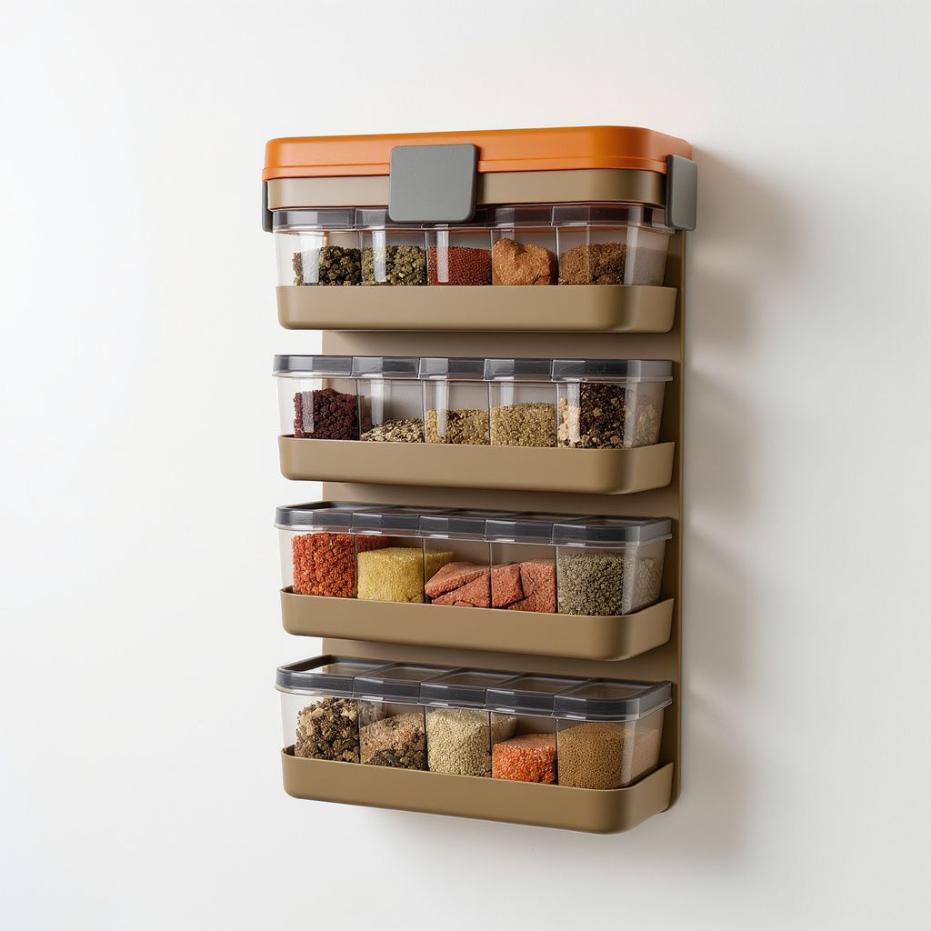 Gneiss Spice Magnetic Wall-Mount Spice Rack